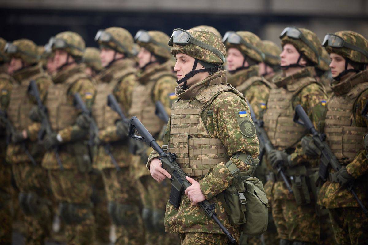 Военнослужащие Национальной Гвардии Украины