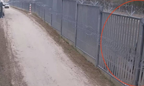 Intrusos en la frontera polaca