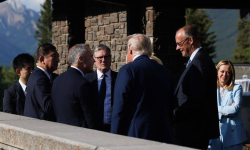Keir Starmer attends the G7 summit in Canada