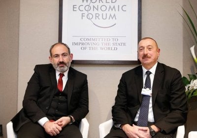Nikol Pashinyan and Ilham Aliyev